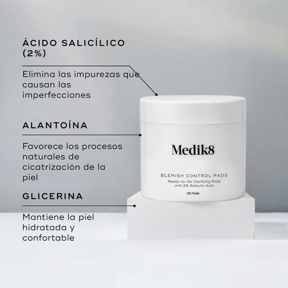 Almohadillas faciales con ácido salicílico Blemish Control Pads para mperfecciones-hover-62