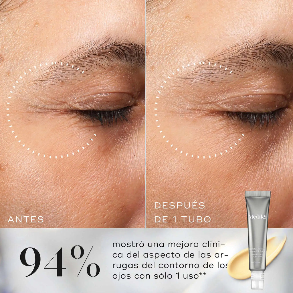 Crystal Retinal Ceramide Eye, serum antiarrugas con Retinal para el contorno de ojos