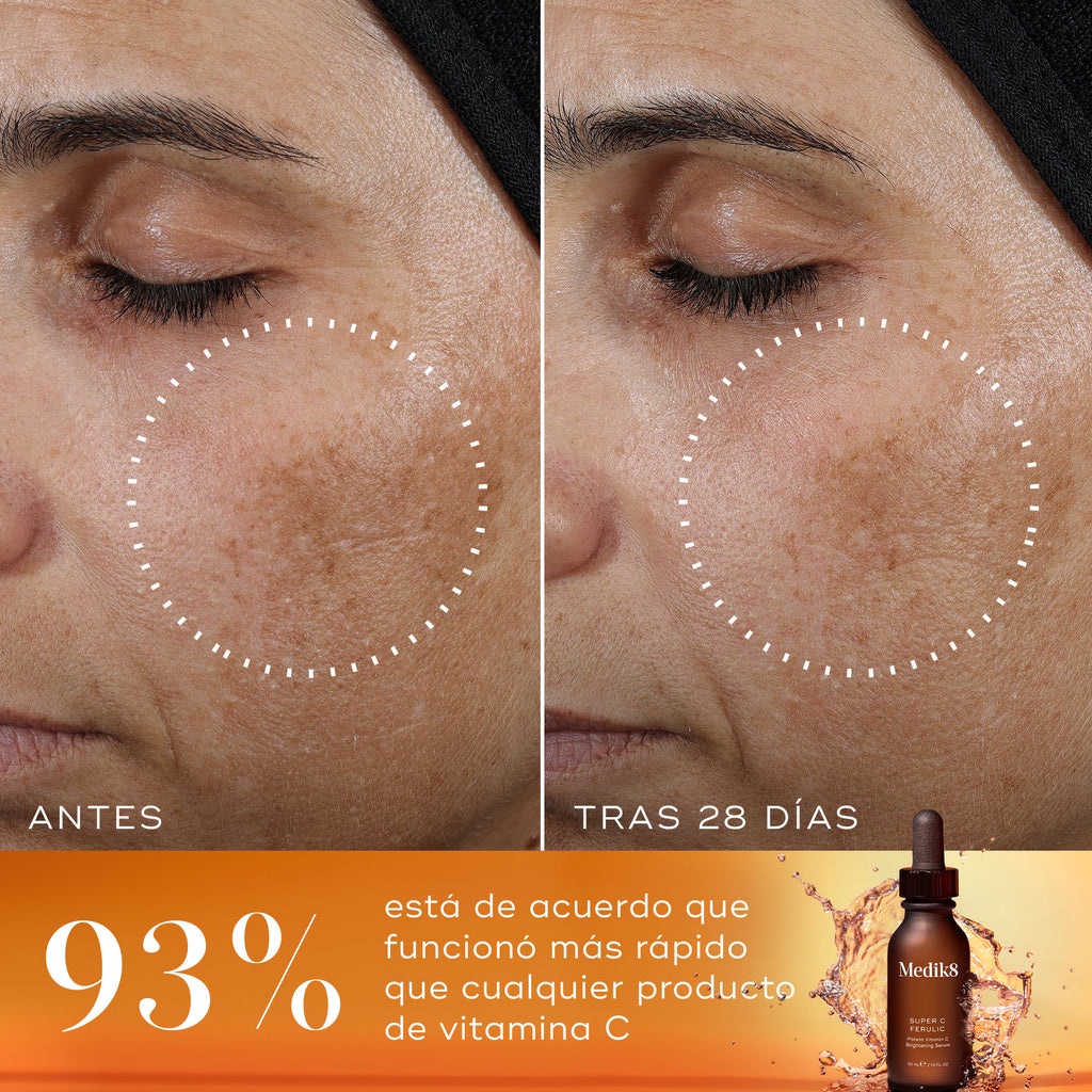 Sérum iluminador con vitamina C más potente de Medik8, Super C Ferulic