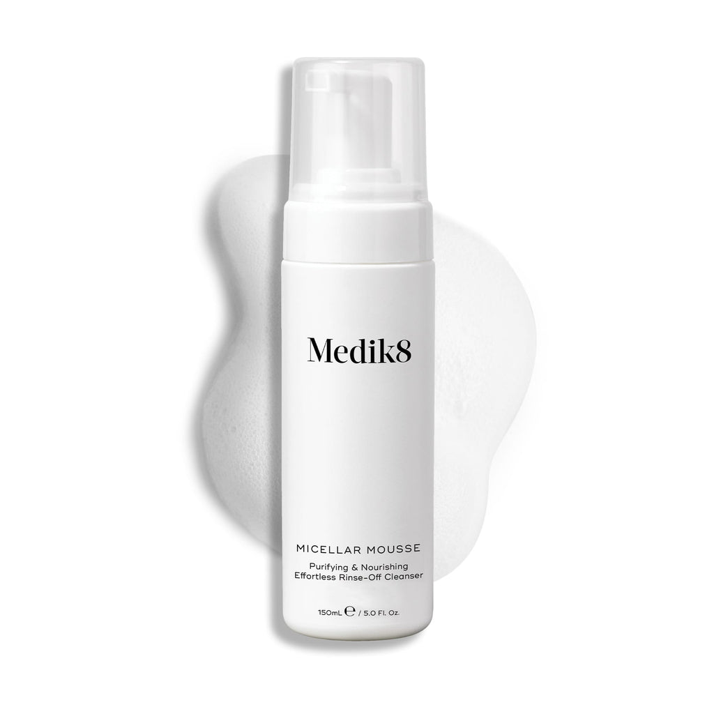 Micellar Mousse™ de Medik8 - Limpiador purificante y nutritivo sin aclarado