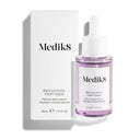 Caja y frasco  de serum facial Bakuchiol Peptides de Medik8