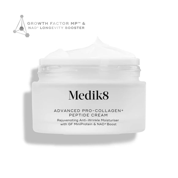 Medik8 Advanced Pro-Collagen+ Peptide Cream en tarro, crema hidratante antiedad con péptidos para estimular colágeno y reducir arrugas-80