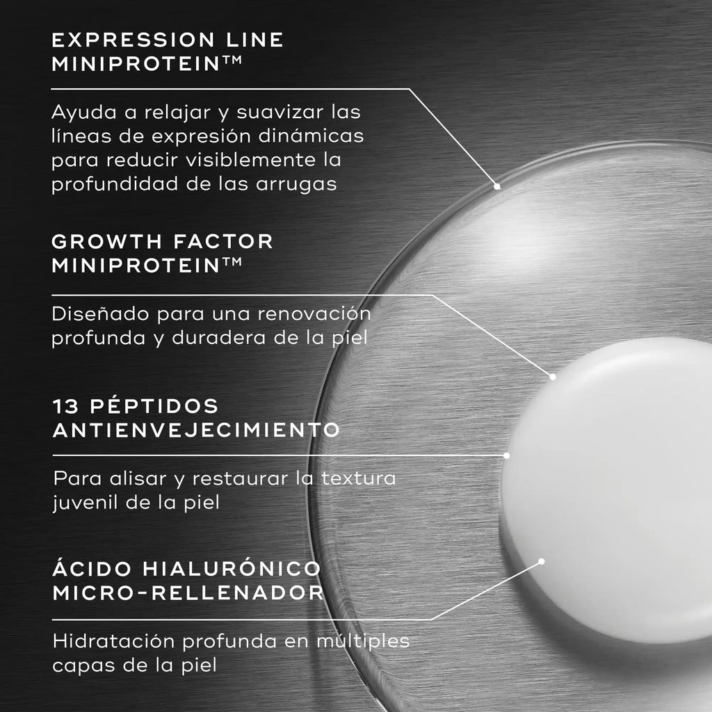 Ingredientes clave del suero facial Liquid Peptides Advanced de Medik8