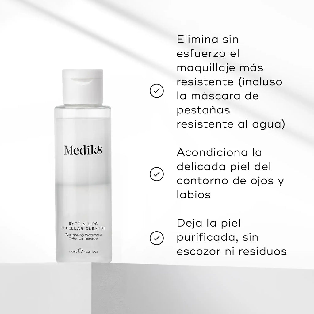 Desmaquillante acondicionador a prueba de agua Eyes & Lips Micellar Cleanse™  