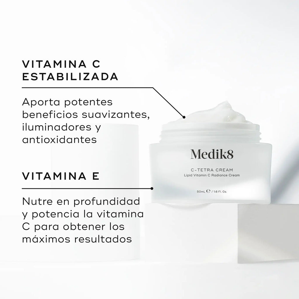 Crema facial con vitamina C estabilizada C-Tetra Cream