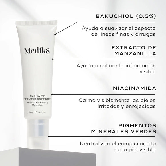 Crema antirojeces Calmwise Colour Correct con pigmentos minerales verdes para neutralizar el enrojecimiento-hover-6