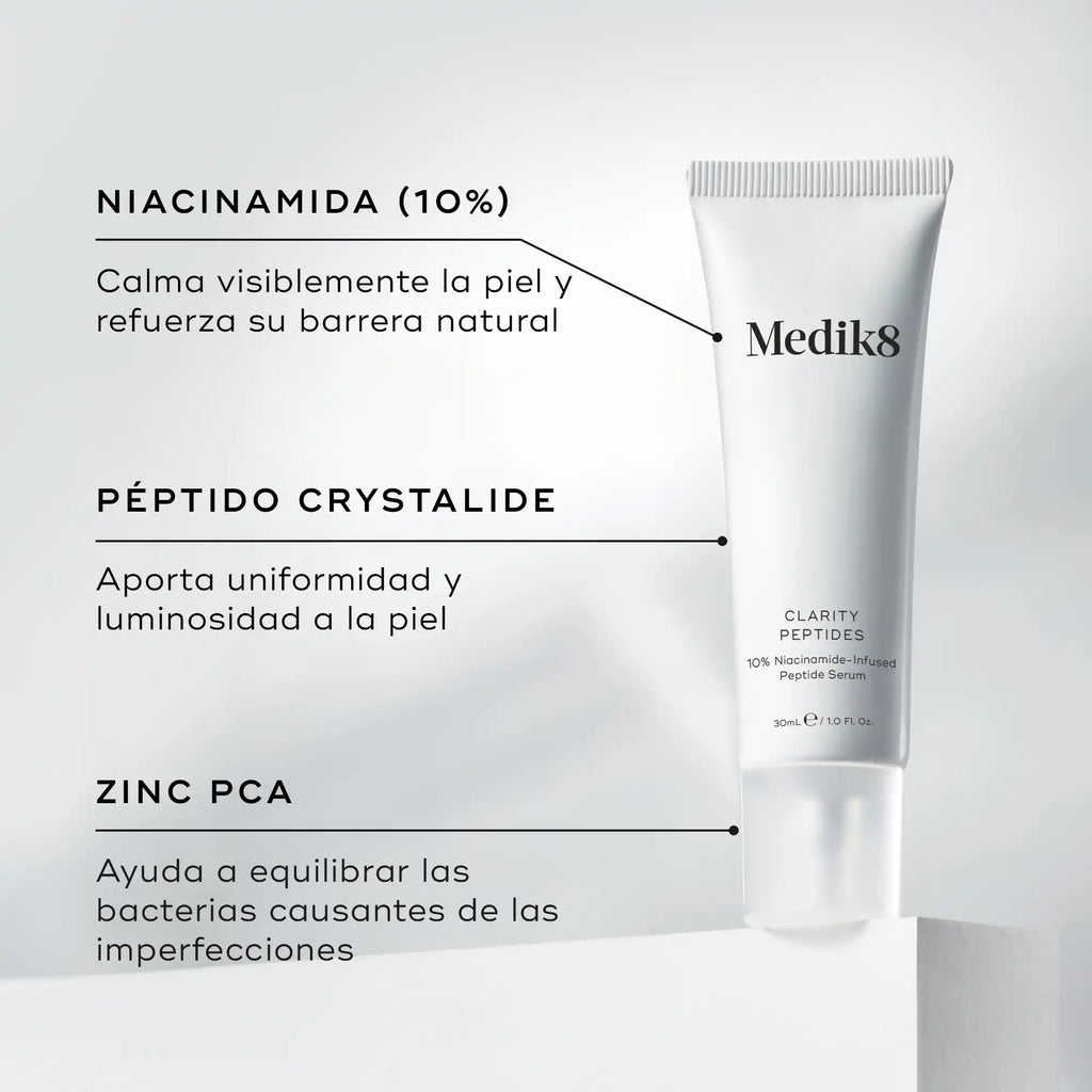 Calma la piel y refuerza barrera natural con Clarity Peptides™  