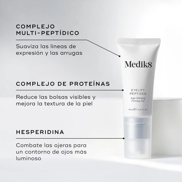 Sérum antienvejecimiento de acción múltiple Eyelift™ Peptides de Medik8-hover-