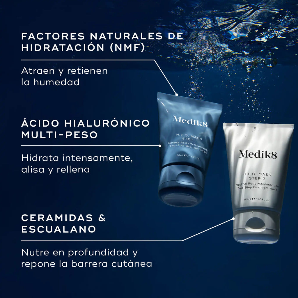 Combate la sequedad, opacidad y arrugas con la mascarilla nocturna H.E.O.® MASK de Medik8