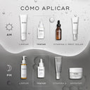 Estimula la producción de colágeno, reafirmando y rellenando la piel con Liquid Peptides™